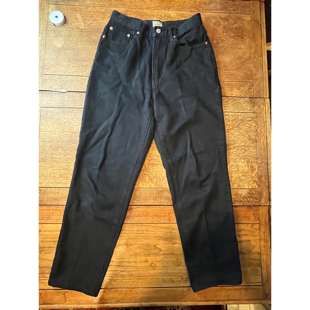 Et Vous Basics 90s high waisted 100% cotton black jeans US 10 FR 40 mom rocker